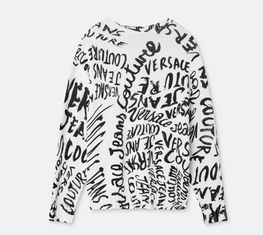 Sweter Versace Jeans Couture para Hombre blanco all over